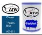 Preview: Citroen, Thasas Blue, AC-631: 500ml Lackdose, von ATW Autoteile West.